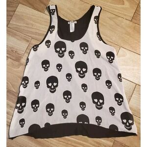 ISSI Skull Print Tank Top